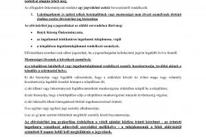 Tájékoztató - helyi önazonosság védelméről